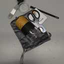 Small Portable Pill Crusher Grinder to Fine Powder for Elderly - Crushes Multiple Pills, Small and Large Medication and Vitamin Tablets - Great for Feeding Tube, Kids, Pets - Ideal for Travel (Wood)