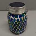 Mosaic Lights Solar Outdoor Hanging Lanterns, Garden Decor Christmas Gifts for Women Mom Grandma Halloween Decor Lights, Outdoor Waterproof Lights, Garden,Patio,Pathway & Yard Dcor