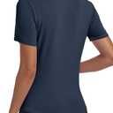 Alaroo Womens Summer Tops Short Sleeve Shirts Crewneck Basic Tee (Gray, S)