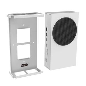 Bylitco All Metal Wall and Under Desk Bracket for Xbox Series S ,Mount for XSS,White