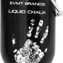 EVMT Brands Liquid Chalk, Mess Free Gym Chalk for Weightlifting, Gymnastics, Rock Climbing, Dancing. Sweat Resistant and Long Lasting for Stronger Grip.