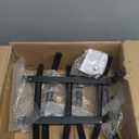 AMAGABELI GARDEN & HOME Fireplace Grate Log Holder 24 Inch Firewood Burning Rack Heavy Duty Wrought Iron Solid Steel for Chimney Hearth Fire Pit Outdoor Kindling Tools Wood Stove Accessories