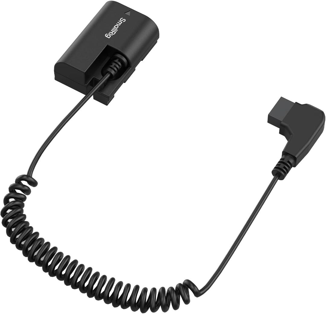 SMALLRIG Dummy Battery for Canon LP-E6P, D-Tap Camera Power Adapter for Canon EOS R6 Mark III/II, R5 Mark II,R5,R5C,R6,R7,5D Mark II,5D Mark IV,60D,70D,80D,90D,C50,XC15,5DS,5DSR