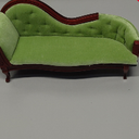 jarbins Dollhouse Furniture Miniature Accessories 1:12 Scale Wooden Vintage Miniature Bench Chair for Dollhouse Living Room Mini House Decoration Accessories