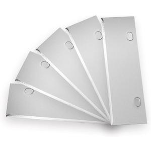 Grill Scraper Blades Replacement Heavy Duty Griddle Blades Commercial Kitchen Outdoor BBQ Tools & Accessories Blades (5 Pack) (Gray)