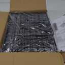 6-Tier Stackable Closet Organizers and Storage Shelves, Closet Shelf Organizer Basket Bins, Foldable Sweater Storage for Clothes Organizer System, BlackPatent Pending