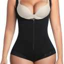 Fajas Colombianas Shapewear for Women Tummy Control,Faja Body Shaper Butt Lifter Bodysuit, M