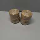 2 x Vanhench Jute Twine 3mm x 328ft (100m), Jute Rope for Crafts Gardening Garden Plant Gift Wrapping Arts & Crafts Art Decoration Packing Material Christmas Twine Bulk Heavy-Duty (Brown)