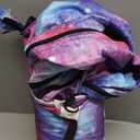 Indoor Instant Privacy Bed Tent for Sleeping, Quick Set-up Bed Canopies, Portable Bed Drapes with Large Space and 3 Doors (Galaxy, Twin)