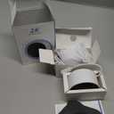 Window Camera, 2K 2.4G WIFI Indoor Cameras for Home Security with Starlight Night Vision, AI Smart Detection, 911 Emergency Dispatch, US Based Cloud,2 Way Talk, 24/7 Recording, Easy & Quick Install