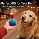 SNOYWEN Smart Interactive Dog Toy, Automatic Moving Bouncing Rolling Ball, Food-Grade Rubber Material IPX7 Waterproof Active Ball for Medium and Large Dogs