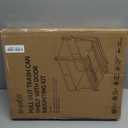 Insputer Pull Out Trash Can Under Cabinet with Soft-Close Slides, Heavy Duty Under Sink Trash Can Kit for Kitchen, Garbage Can Not Included, Requires Minimum Cabinets Opening 12" W X 18" D (Single, Silver)