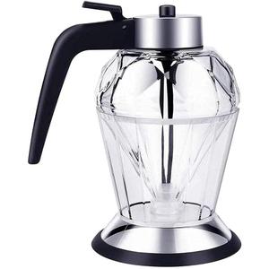 Dripless Glass Honey Dispenser, 200ML Feed Syrup Jar with Silicone Gasket, Seasoning Jar for Kitchen Tool Kitchen Utensil, Culinary Gadget, Cooking Accessory (200ml oil