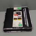 Five Star Zipper Binder, 2 Inch 3-Ring Binder for School, 530 Sheet Capacity, 3 Removable Tabbed File Folders, Black (29036IT8)