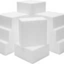 Juvale Foam Blocks - 12-Pack, 4 x 4 x 2 in White - Floral Foam for Flower Arrangements, Crafts & Floral Arrangement Supplies