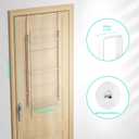HapiRm Over Door Hat Rack - 3 Tier Wall Mounted Hat Organizer with 16 Hooks and 10 Movable Clips, Baseball Cap Organizer Storage Holds up to 26 Caps for Door, Bedroom, Closet USPTO Patent Pending