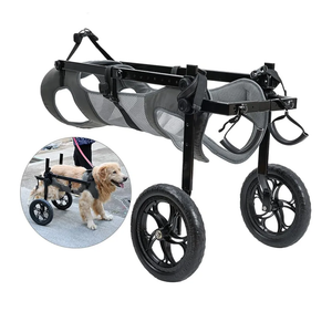 Dog Wheelchair for Back Legs, Light Weight Dog&Cat&Pets Wheelchair Cart with Disabled Hind Legs Walking, Adjustable Doggy Wheelchair Cart with Wheels for Back Legs, XXL