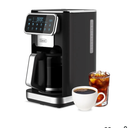 Gevi 12 Cup Programmable Drip Coffee Maker with Touch Screen, Fast and Strong Brew, Auto Shut-Off, 4-Hour Keep Warm Plate, Iced Coffee Option, Anti-Drip System, Permanent Filter