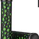 ROCKBROS Bike Handlebar Grips Double Lock-on Bike Grips Non-Slip Bicycle Handlebar Grips for MTB, BMX, Scooters, Folding Bikes 22.2mm (A3 - Green)