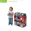 Delta Children Multi-Bin Toy Organizer, Marvel Spider Man