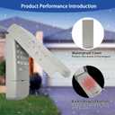 Garage Door Opener Keypad Compatible with Liftmaster Chamberlain Craftsman Garage Door Opener with 315/390 MHZ Learn Button Since 1993, Replace 877Max 878Max Garage Door Keypad Wireless Keyless Entry
