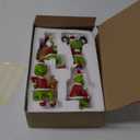 pinata Christmas Stocking Holders for Mantel Set of 4, Christmas Stocking Holder for Fireplace, Xmas Mantle Stockings Hangers Decorations