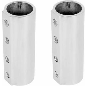 Marine Straight Pipe Fitting Connectors, Stainless Steel 316 Cast Coupling Tube Pipe Connector Boat Hardware-2Pack