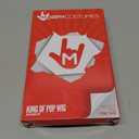 Morph Black Curly Cosplay Wig for Rockstar Role Play, Wavy Halloween Wig for Men and Women, Natural Look, One Size