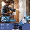 Paint Sprayer Tool 300W High Power Electric Spray Paint Gun Easy to Clean for Furniture Cabinets House Painting