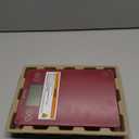 Escali Arti Glass Food Scale Digital Countertop Kitchen, Baking and Cooking Scale with Nutrition and Calorie Counter, 15-Pound Capacity, 9" x 6.5" x .75", Rio Red