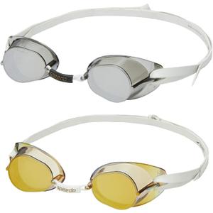 Speedo Unisex-Adult Swim Goggles Swedish (One Size, Multi Mirrored)