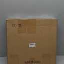 Small Side Table, Rattan Round Coffee Table, Boho Circle Side Tables End Table for Living Room, Mid Century Accent Table for Bedroom Balcony (Wooden)