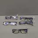 Gaoye Professional Reading Glasses for All Day - Computer Readers with Blue Light Protection -
Color: B1-5 Pack Light Black - +1.25