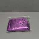 Wuchieal 55" Set of 2 pieces Praise Dance Worship Flags with Flexible Rods Semicircle Worship Angel Wing Flag for Dance Church Metallic Purple