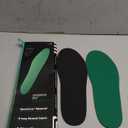 Spenco Rx Comfort Thin Lightweight Cushioning Orthotic Shoe Insole, Green Women's 9-10.5/Men's 8-9.5