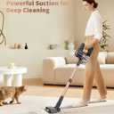 NADALY Cordless Vacuum Cleaner, 500W 40KPA Stick Vacuum with 45min Runtime, Anti-Tangle Vacuum Cleaners for Home, 1.5L Dust Cup, Rechargeable Wireless Vacuum for Hardwood Floor Carpet Pet Hair