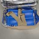 Wearable Pump Bag with Cooler Compartment Fits for Willow/Eufy/Elvie/Momcozy M5/S12 Pro/Medela, Breast Milk Travel Tote Bag with Ice Pack & Waterproof Mat,Apricot