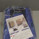 Voipvvii Folding Hand Truck 500lbs, Portable Heavy Duty Dolly Cart, 6 Wheels Collapsible Luggage Cart with 2 Elastic Ropes - Compact Trolley Cart for Easy Moving - Ideal Hand Cart for Travel and More (17, Blue)