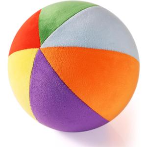 Colorful Soft Play Balls for Toddlers | Indoor Basketball Toy for Babies and Kids | Size 3