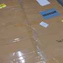 Writing Computer Desk, 60-Inch Large Executive Desk Office Workstation with Chrome-Plated Legs and Built-in Power Outlet, Writing Table Business Furniture, Modern Minimalist Style for Home Office (Light Brown)