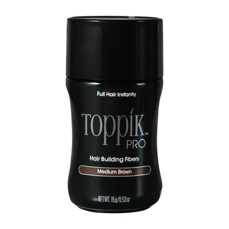 Toppik Hair Building Fibers, Color: Medium Brown, 15 g