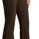 Willit Women's Yoga Dress Pants Bootcut Stretch Work Slacks Office Pants 4 Pockets (Medium, Brown)