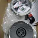 Electric Spice and Nut Grinders - 3 Stainless Steel Blades, 1 Filter, 1 Brush - 500W Grinder for Kitchen Dry Use (Black)