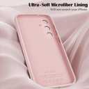 for Samsung Galaxy S24 Plus 5G Magnetic Case, Cute Soft Liquid Silicone Case for Women Girls Men Anti-Scratch Bumper Shockproof Camera Lens Protection Cover for Samsung Galaxy S24 Plus-Pink