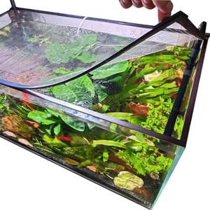 Magnetic Aquarium lid Fish Tank Hood top Cover Anti-Jumping net Cover mesh to Protect Fish Jumping Out of Fish Tank