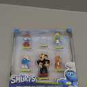 The Smurfs GARGAMEL VS Smurfs 6 Figure Multipack - Features 2-Inch Smurfette, Papa Smurf, Brainy Smurf, Baby Smurf, Azrael, 3-Inch Gargamel - Authentic Details, Blue