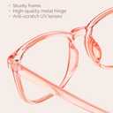 MIGSIR Blue Light Blocking Glasses for Computer Gaming, Fashion Fake Helps Reduce Screen Fatigue Eyeglasses for Women Men