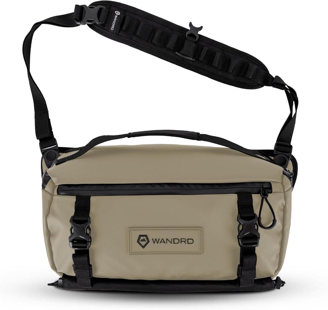 WANDRD ROGUE V1 9L Sling: Compact Camera Sling and Crossbody Bag with Fast Access, 3-Way Carry Lightweight Everyday Bag Great for Travel, Photography, and Daily Use (Yuma Tan)