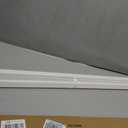 1" Cordless Mini Blinds, White Vinyl Light Filtering Blinds, 28" W x 36" H, Ideal for Indoor Windows, Office, Kitchen, Bathroom & Living Room