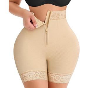 MERYOSZ Shapewear Shorts Tummy Control Underwear Butt Lifting Panties Shapewear High Waisted Faja Body Shaper Girdle M